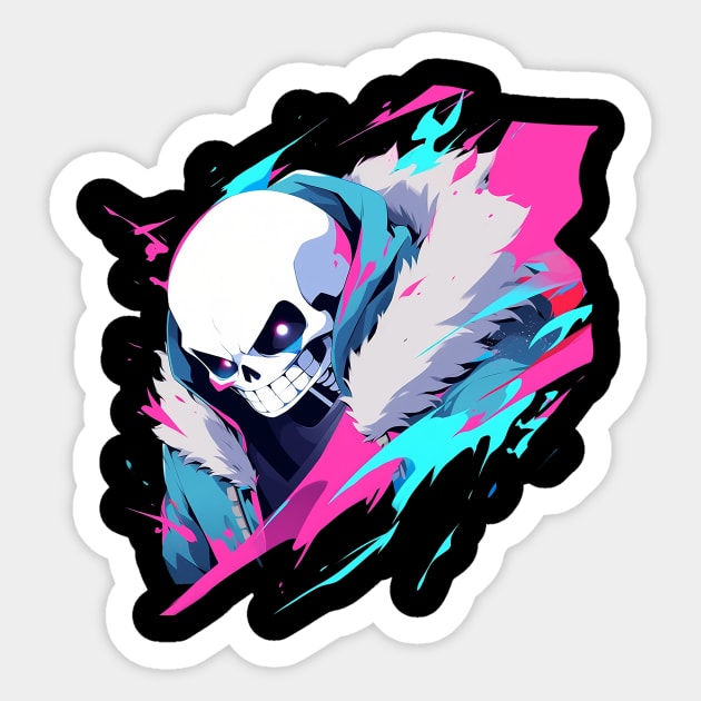 sans Sticker by piratesnow